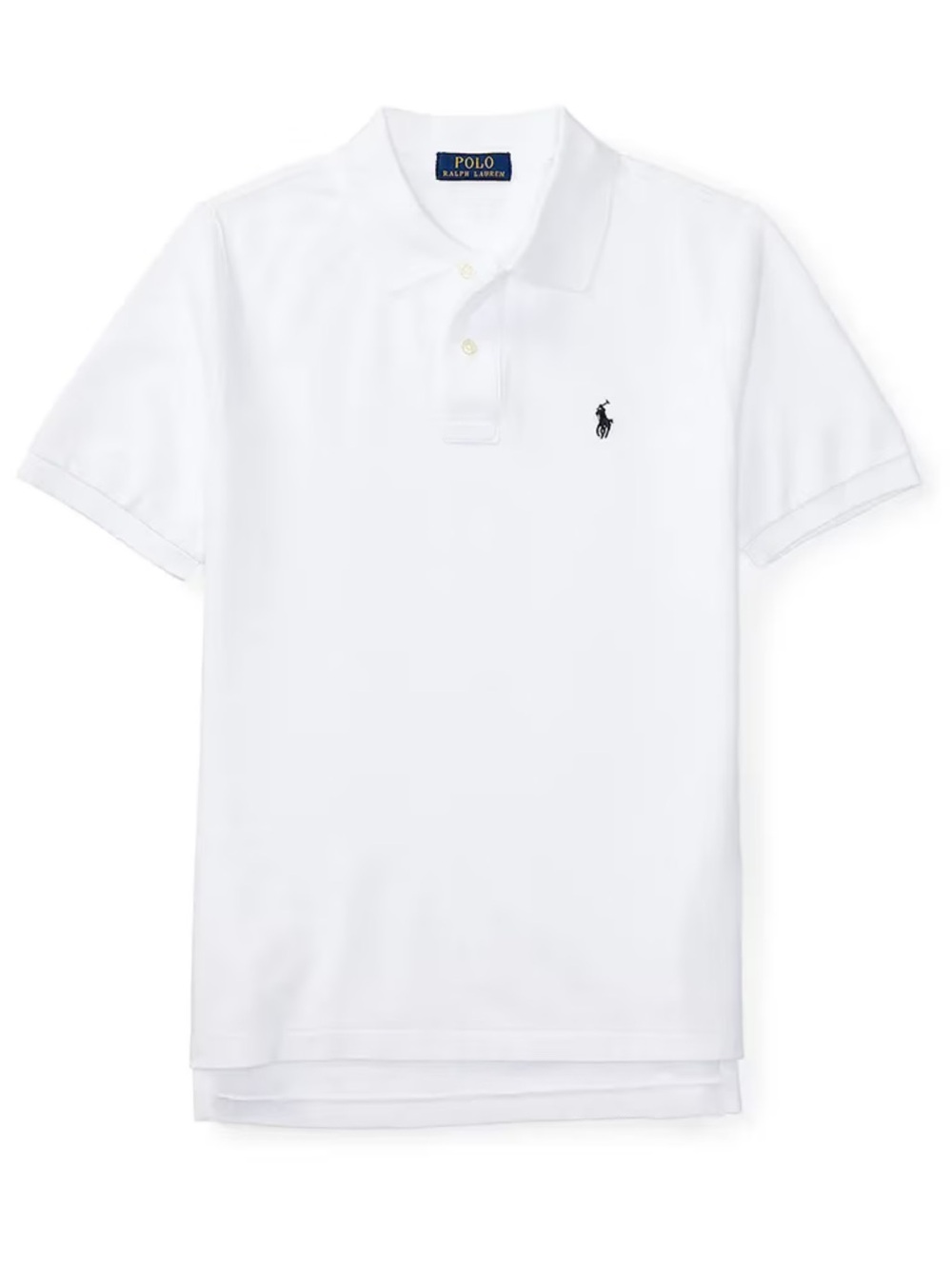 Polo by Ralph Lauren White Polo with Navy Pony Embroidery - Picture 9 of 17